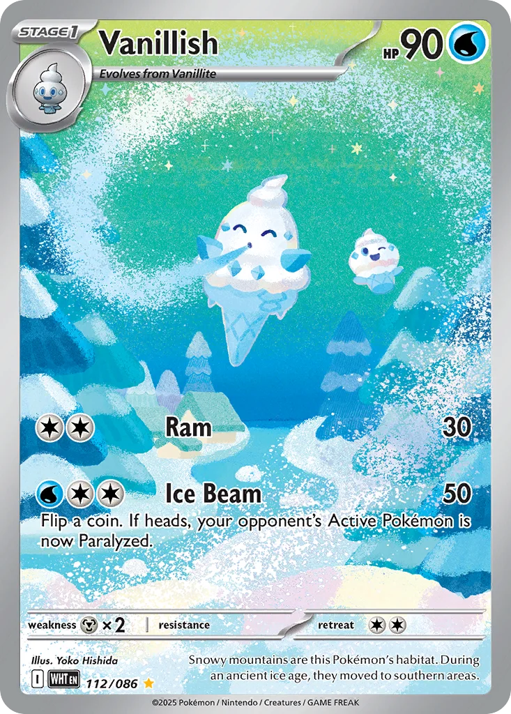 Vanillish 112/86 Illustration rare