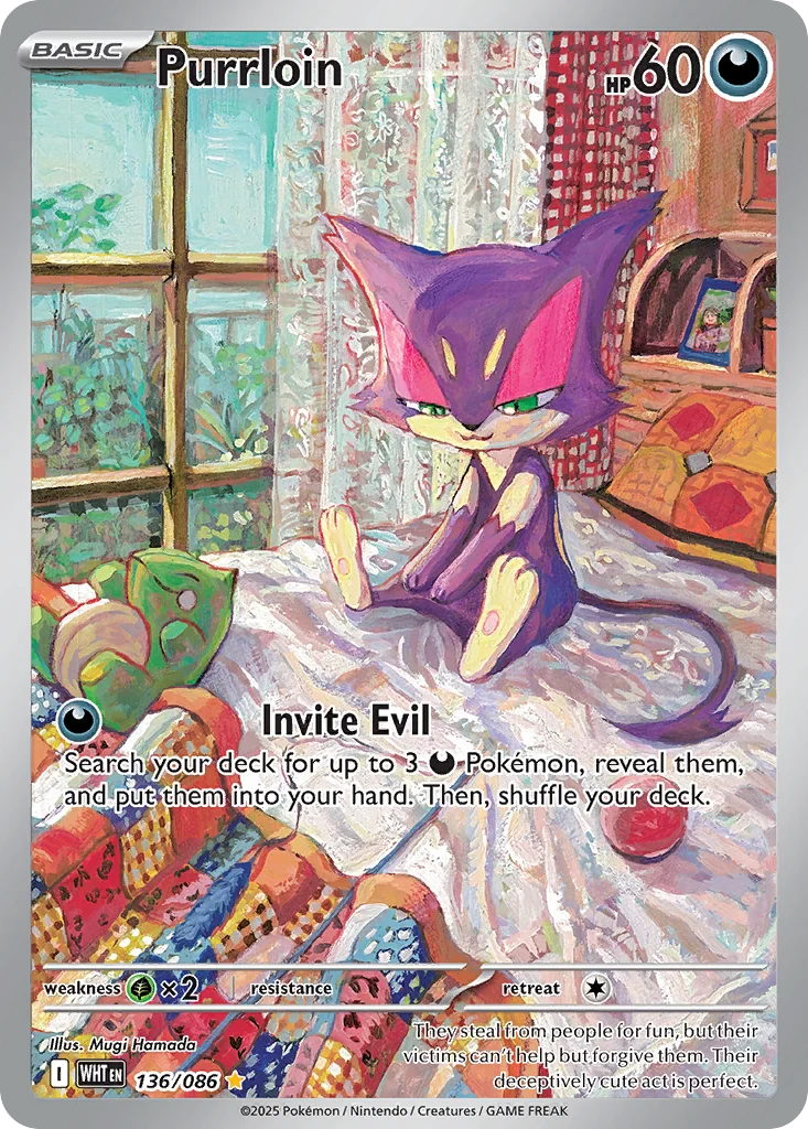 Purrloin 136/086 Illustration rare