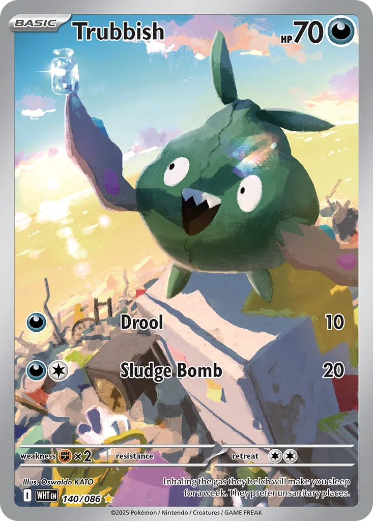 Trubbish 140/86 Illustration rare