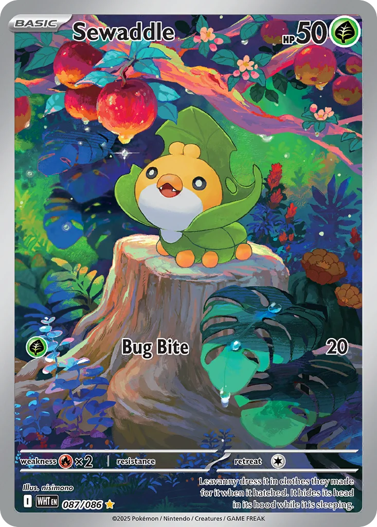Sewaddle 087/086 Illustration rare