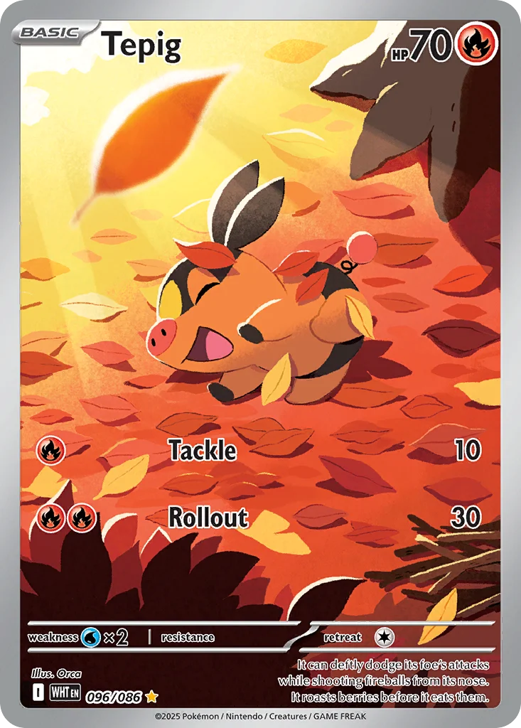 Tepig 096/86 Illustration rare