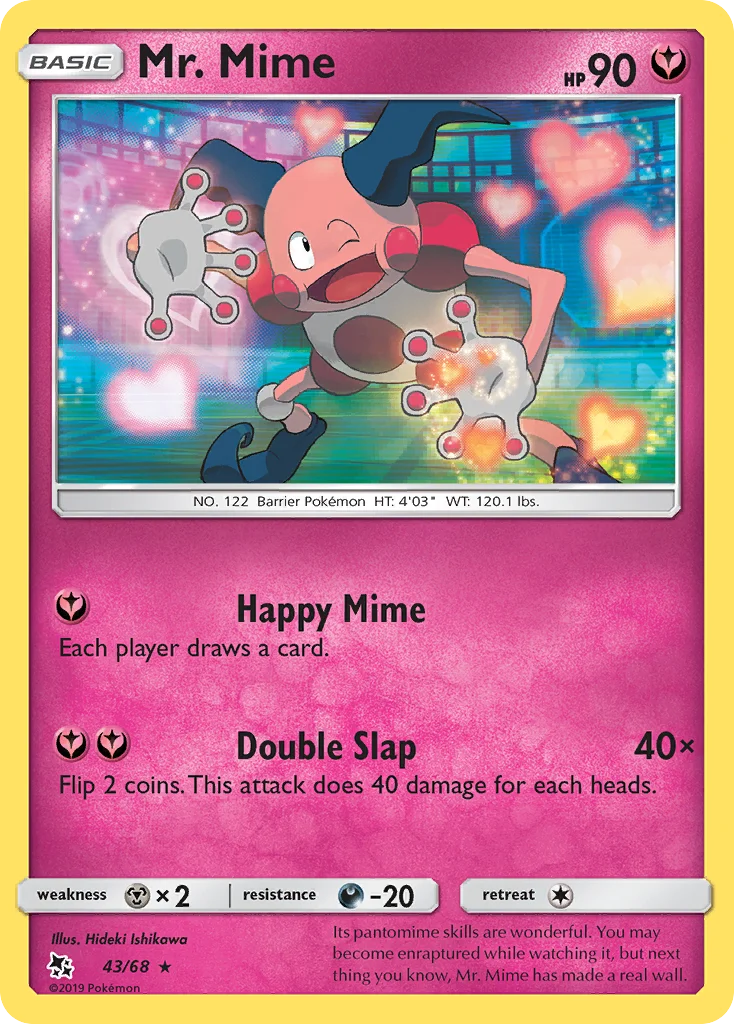 Mr. Mime 43/68 Rare