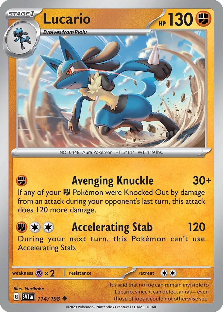 Lucario 114/198 Uncommon