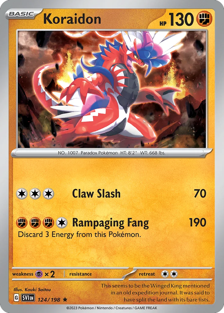 Koraidon 124/198 Rare