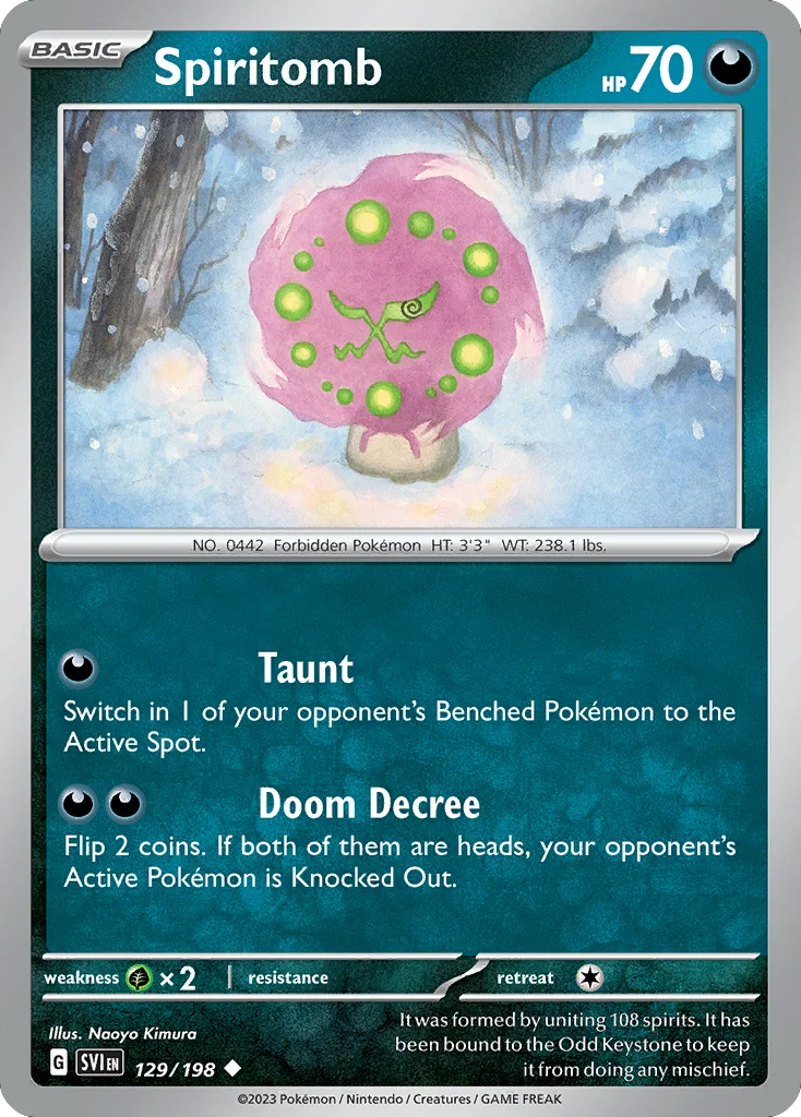 Spiritomb 129/198 Uncommon