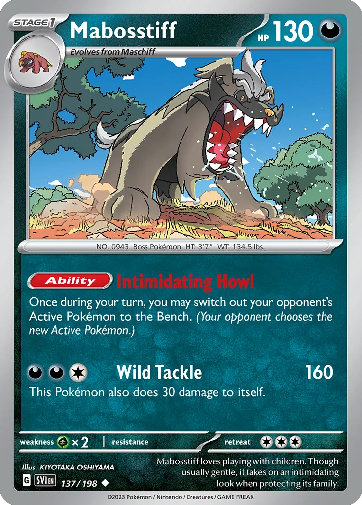 Mabosstiff 137/198 Uncommon