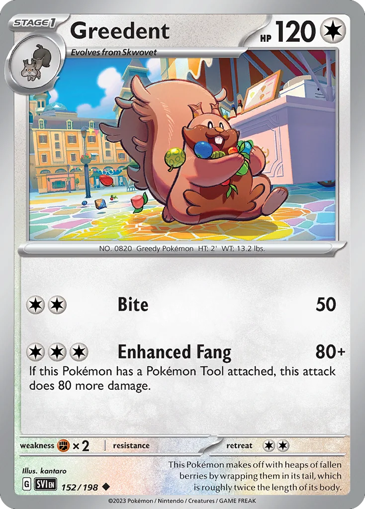 Greedent 152/198 Uncommon
