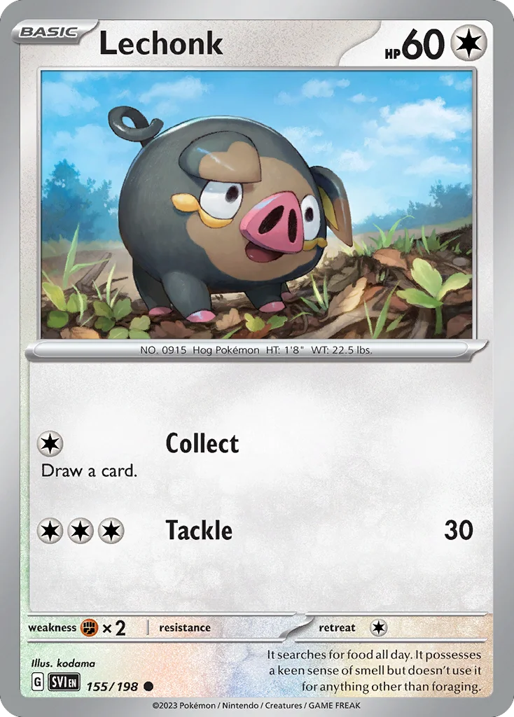 Lechonk 155/198 Common