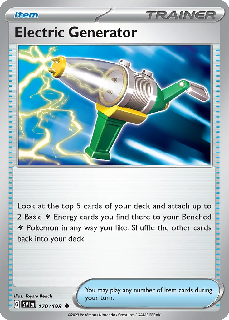 Electric Generator 170/198 Uncommon