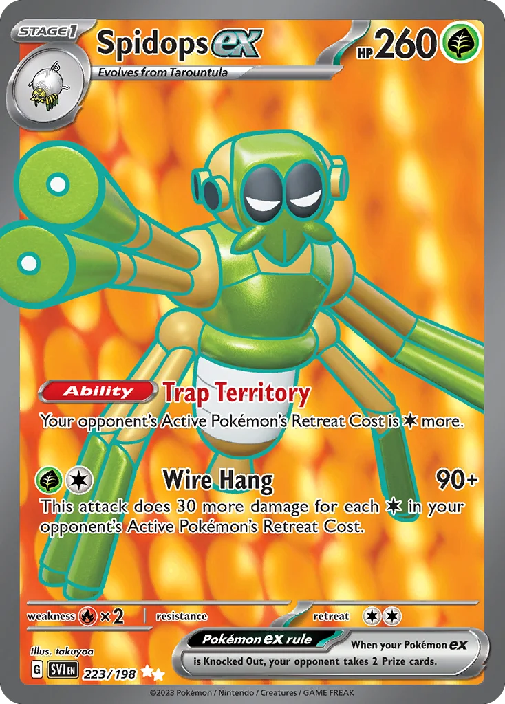 Spidops ex 223/198 Ultra rare