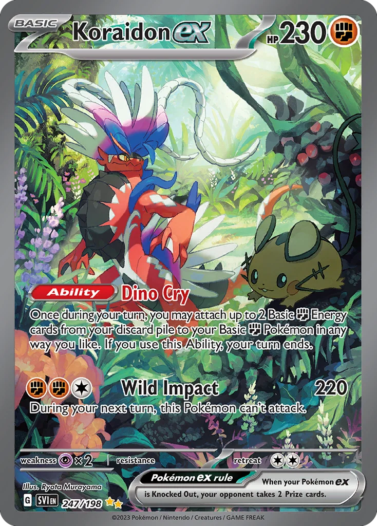Koraidon ex 247/198 Special illustration rare