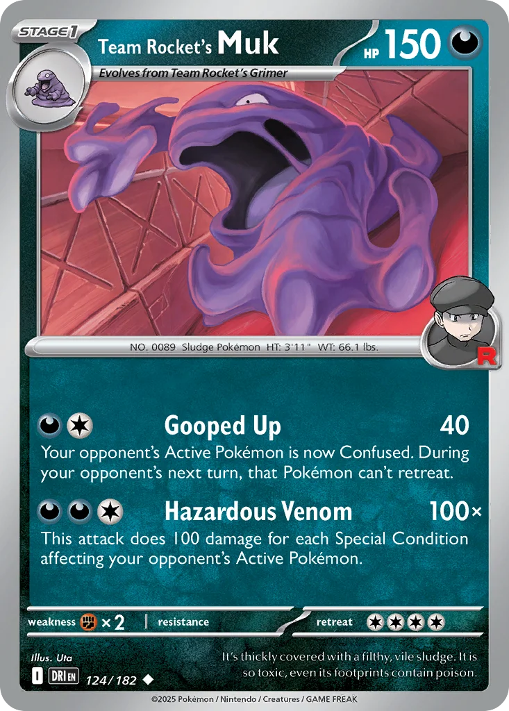 Team Rocket's Muk 124/182 Uncommon