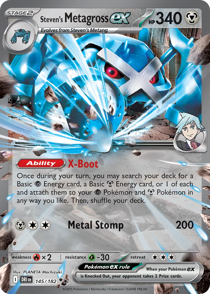 Steven's Metagross ex 145/182 Double rare