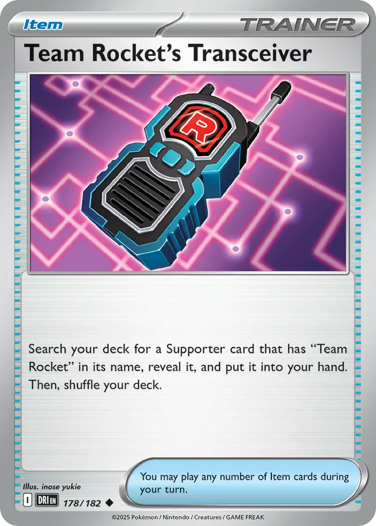 Team Rocket's Transceiver 178/182 Uncommon