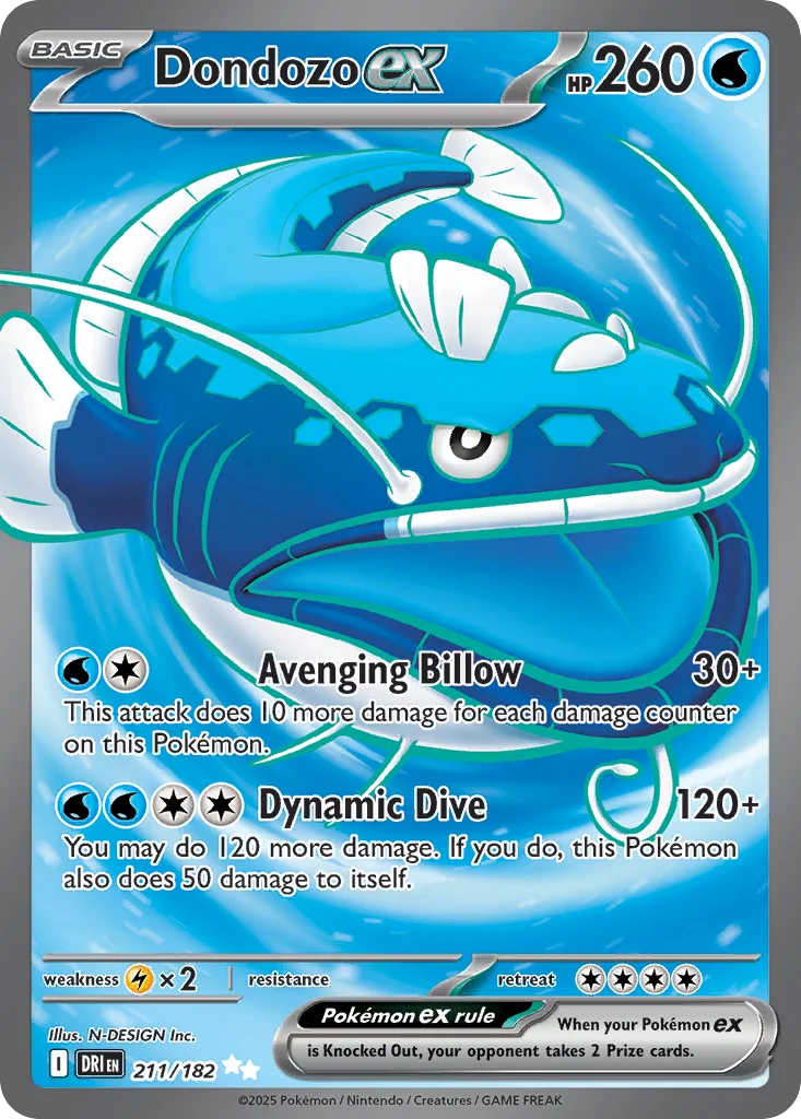 Dondozo ex 211/182 Ultra rare