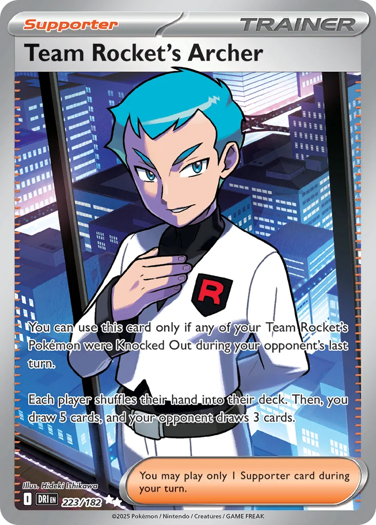Team Rocket's Archer 223/182 Ultra rare