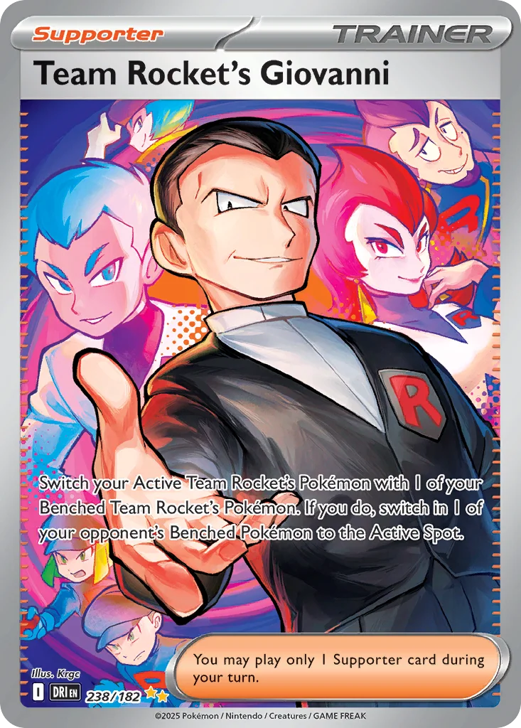 Team Rocket's Giovanni 238/182 Special illustration rare
