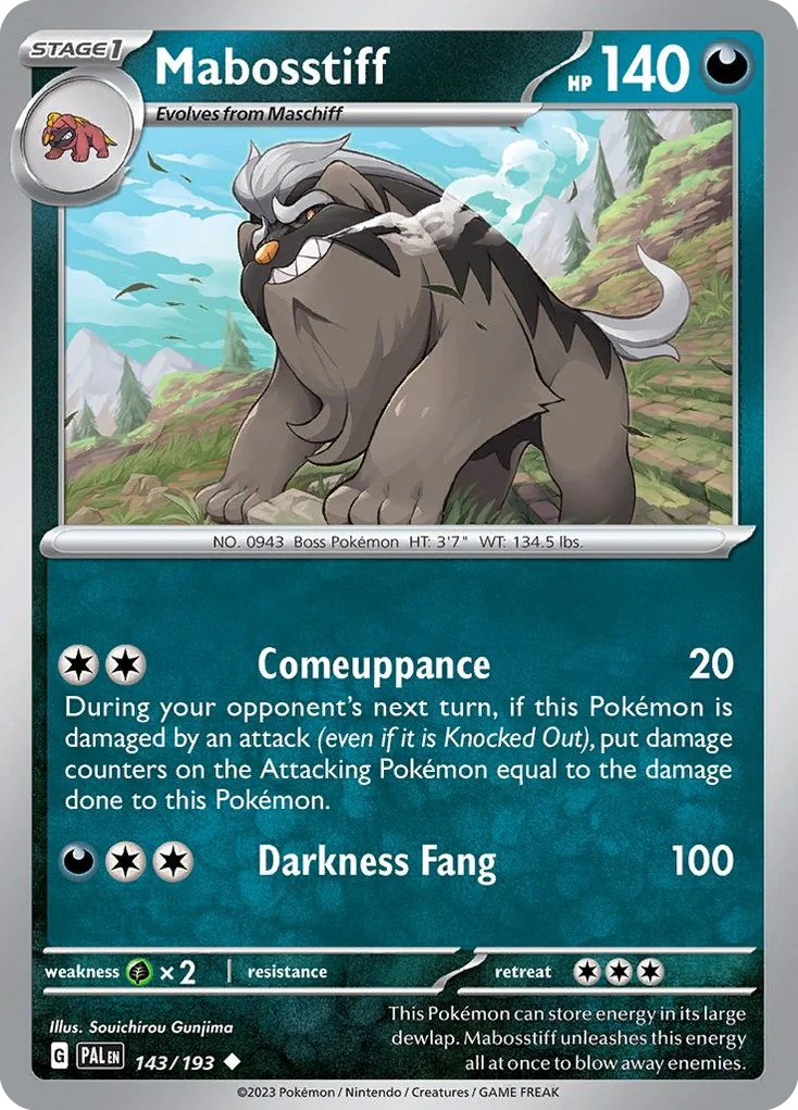 Mabosstiff 143/193 Uncommon
