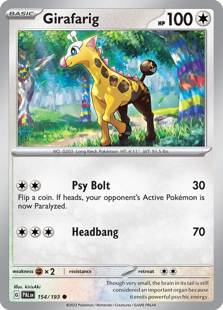 Girafarig 154/193 Common