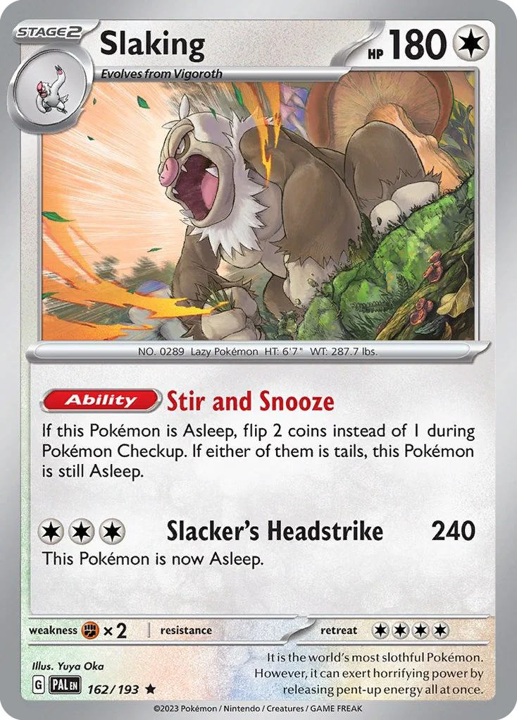 Slaking 162/193 Rare