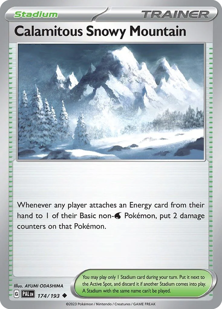 Calamitous Snowy Mountain 174/193 Uncommon