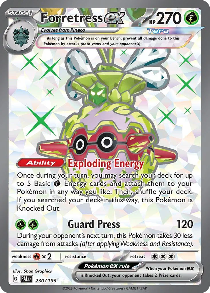 Forretress ex 230/193 Ultra rare
