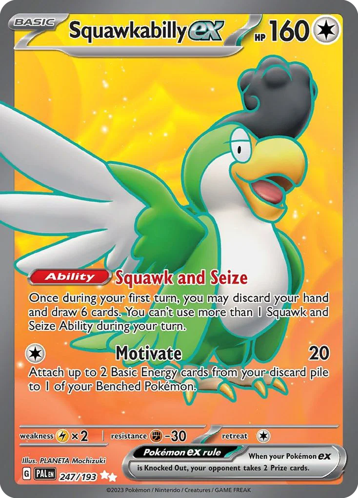 Squawkabilly ex 247/193 Ultra rare