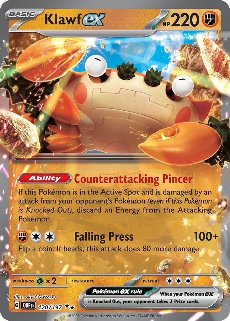 Klawf ex 120/197 Double rare