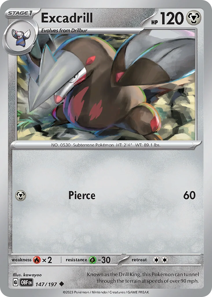 Excadrill 147/197 Uncommon