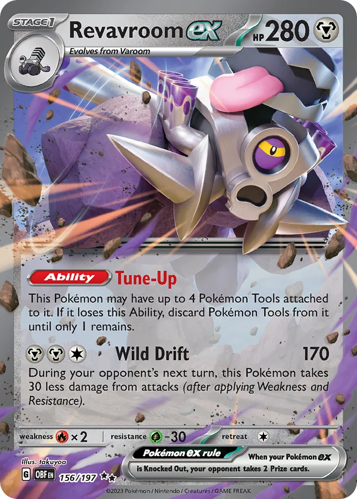 Revavroom ex 156/197 Double rare