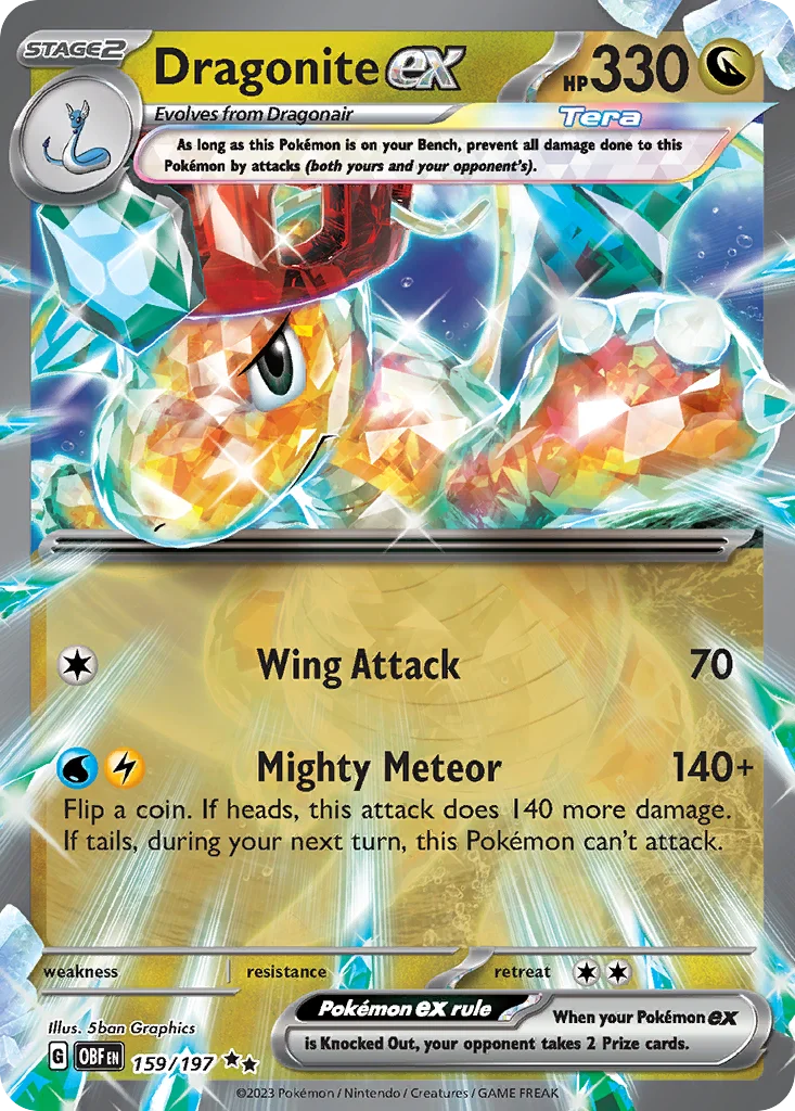 Dragonite ex 159/197 Double rare