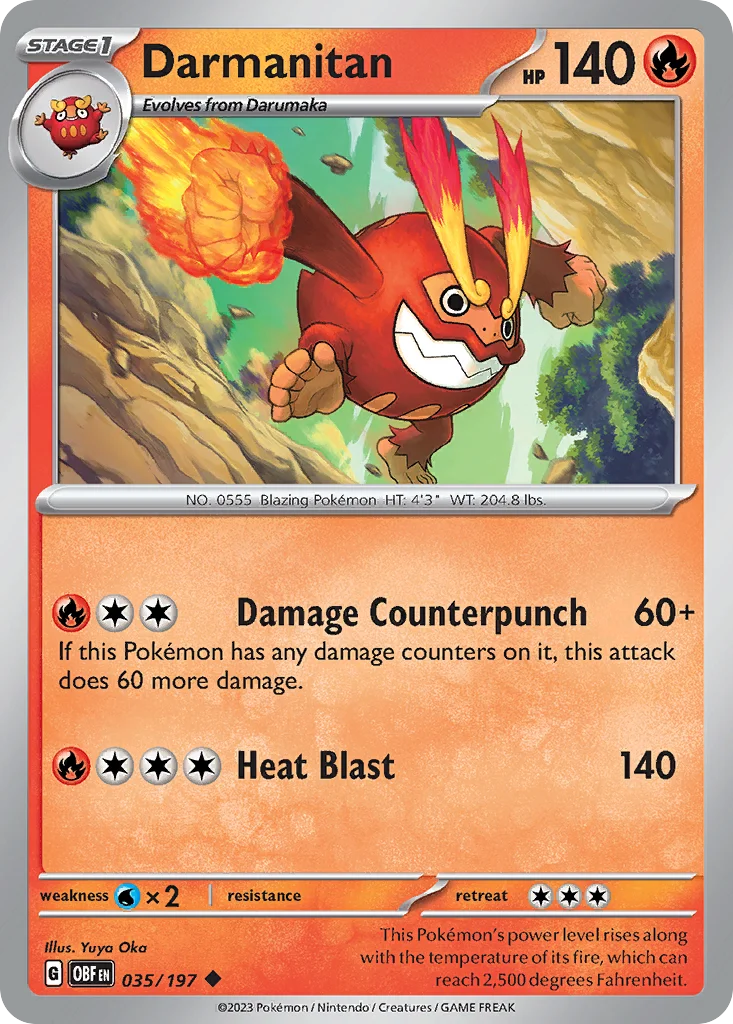 Darmanitan 035/197 Uncommon