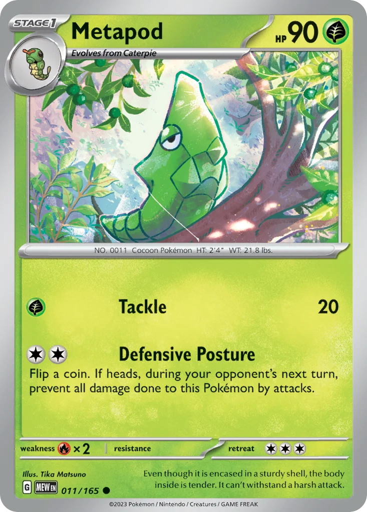 Metapod 011/165 Common