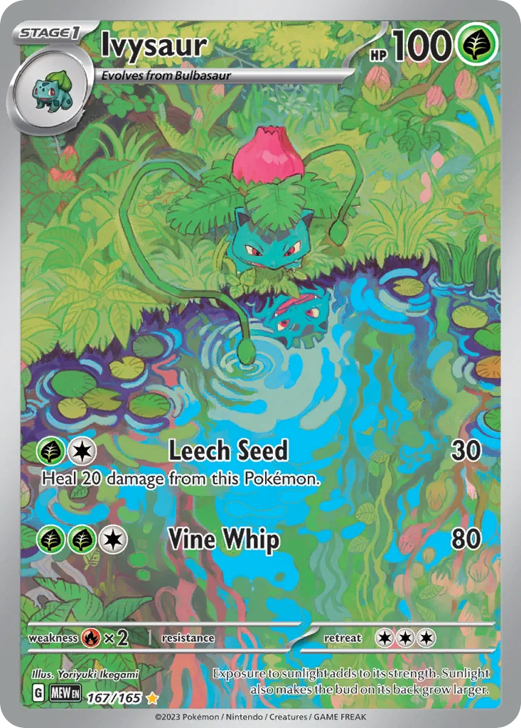 Ivysaur 167/165 Illustration rare