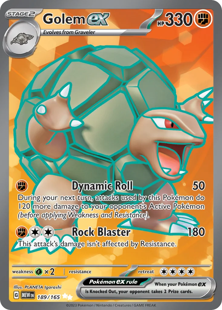 Golem ex 189/165 Ultra rare
