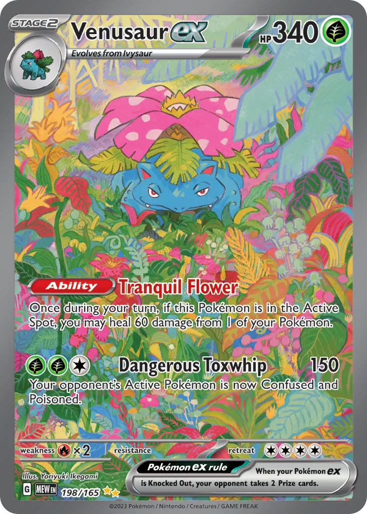 Venusaur ex 198/165 Special illustration rare