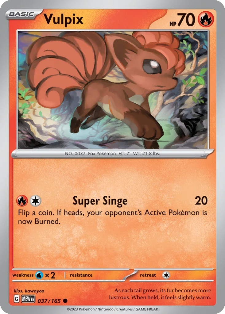 Vulpix 037/165 Common