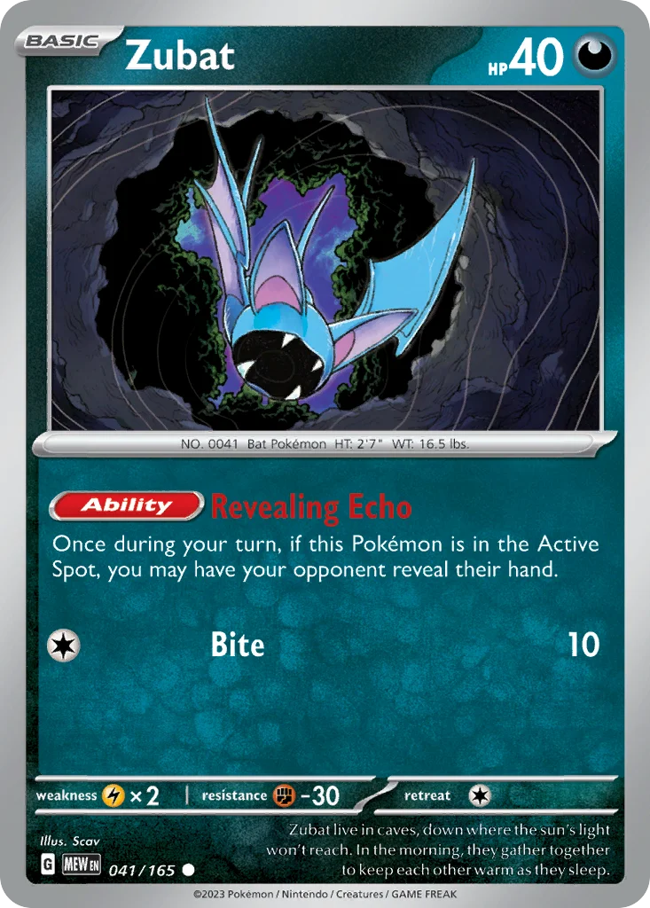 Zubat 041/165 Common