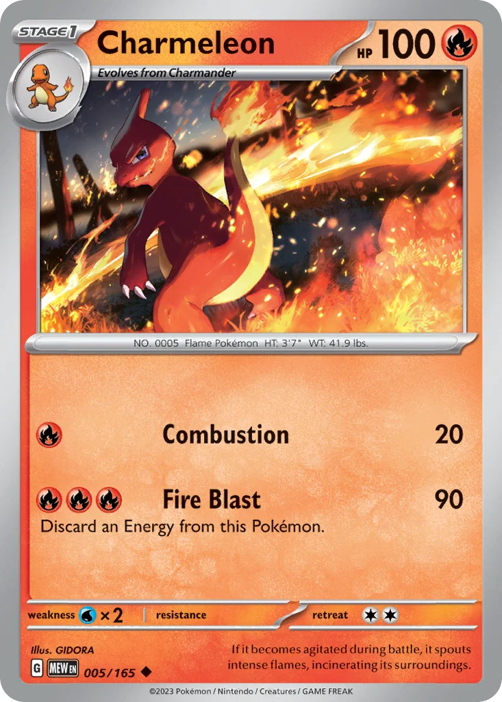 Charmeleon 005/165 Uncommon