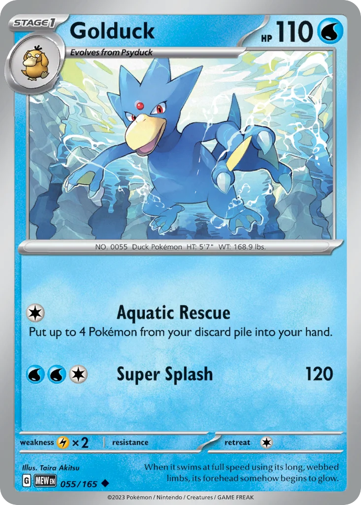 Golduck 055/165 Uncommon