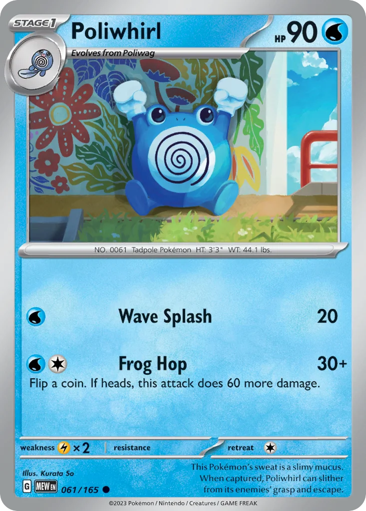 Poliwhirl 061/165 Common
