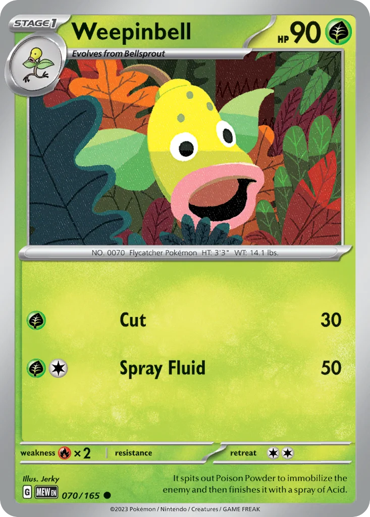 Weepinbell 070/165 Common