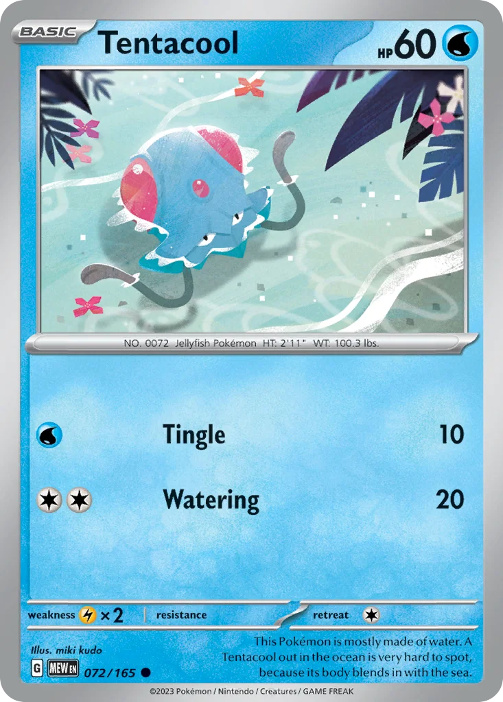 Tentacool 072/165 Common