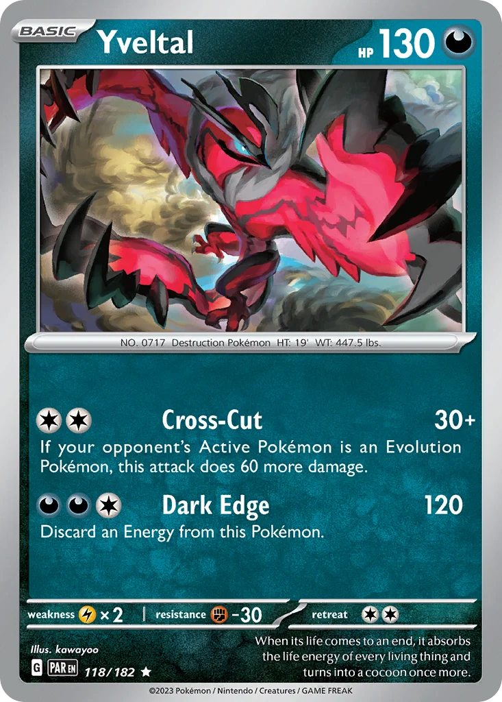 Yveltal 118/182 Rare
