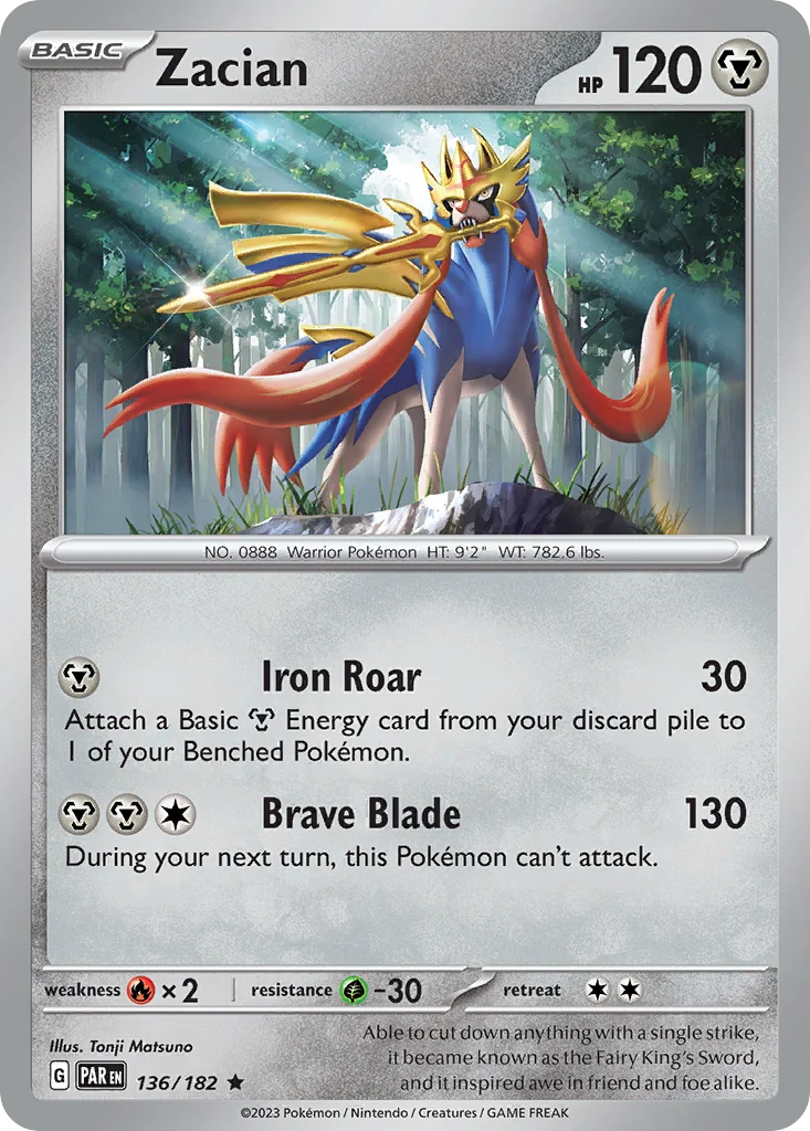 Zacian 136/182 Rare