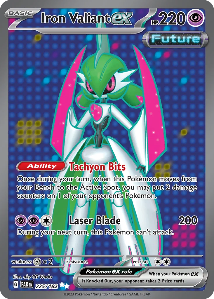 Iron Valiant ex 225/182 Ultra rare