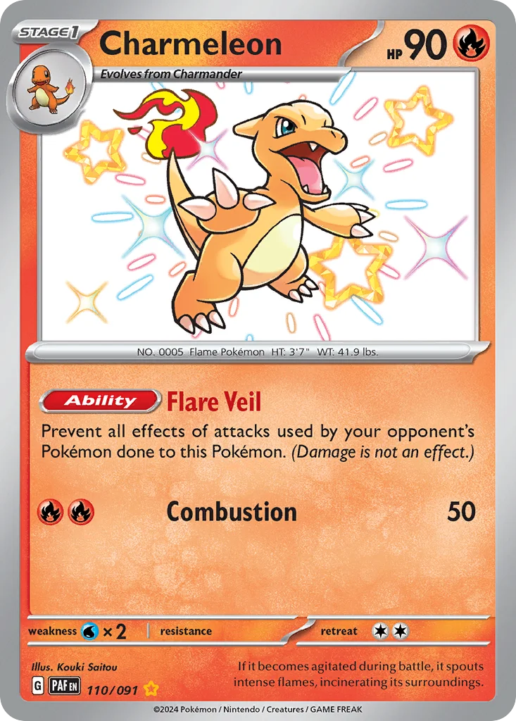 Charmeleon 110/091 Shiny rare