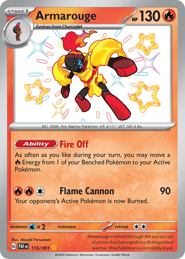 Armarouge 115/091 Shiny rare