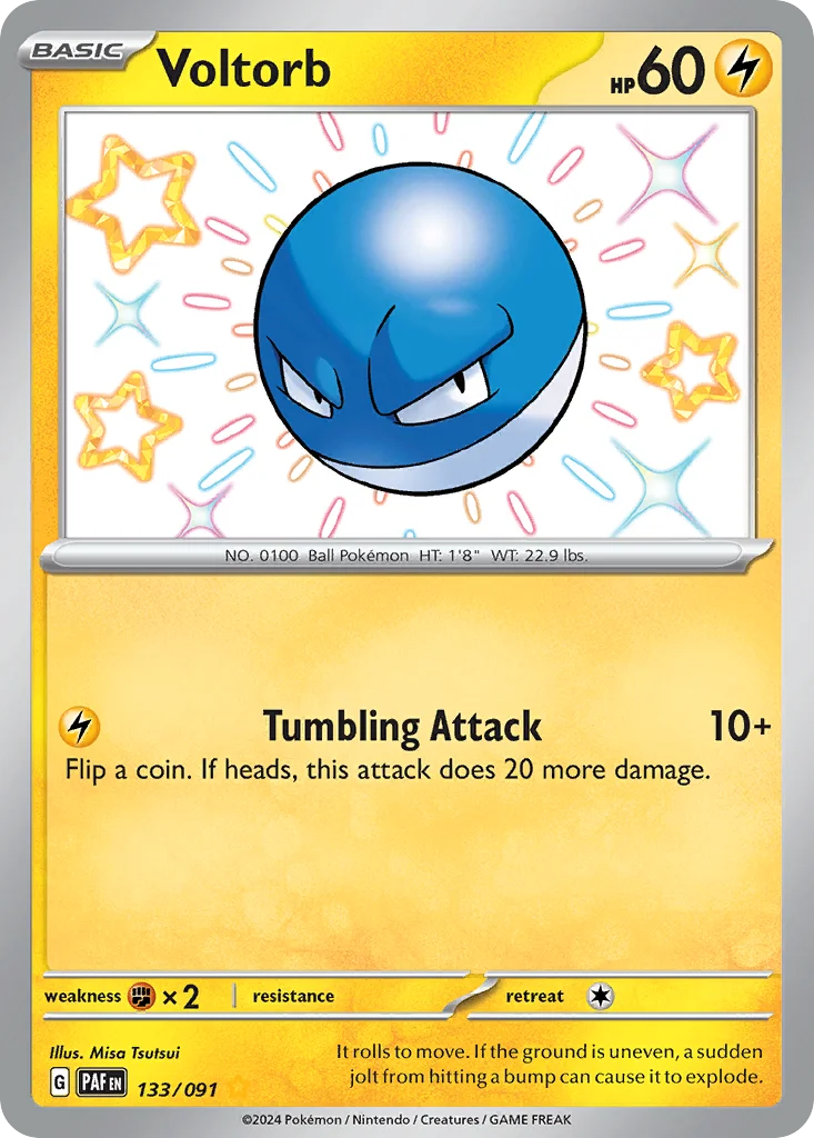 Voltorb 133/91 Shiny rare