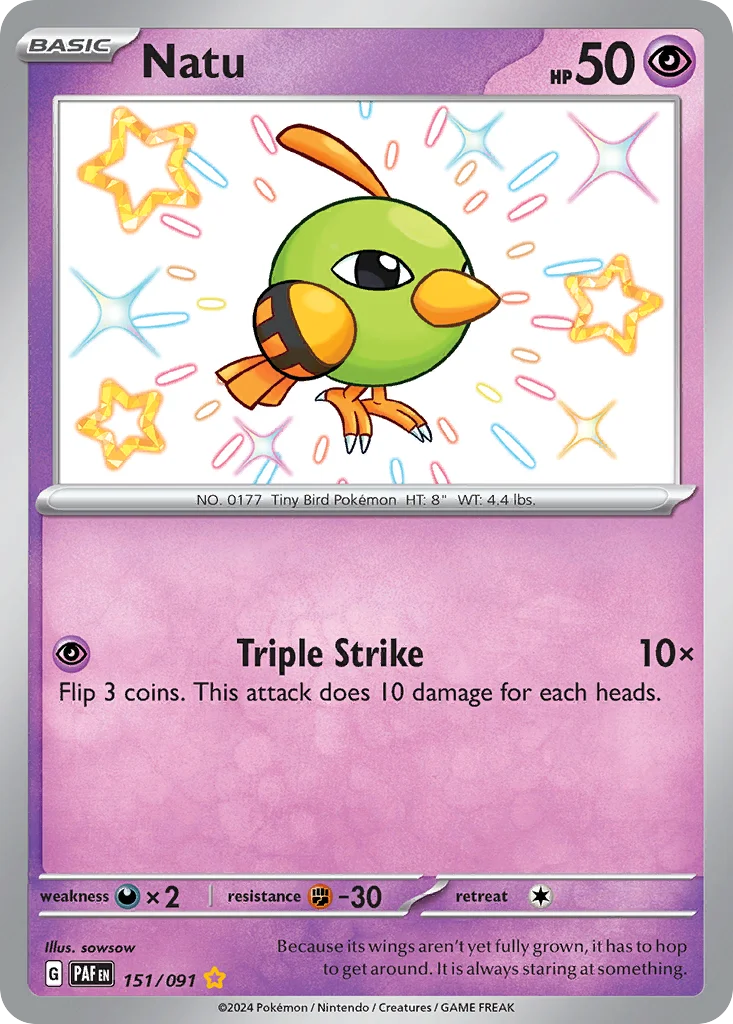 Natu 151/91 Shiny rare